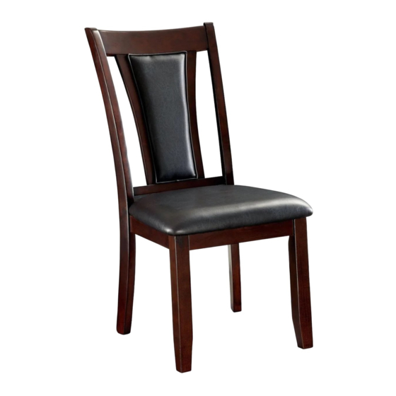 Furniture of America CM3984SC-2PK Assembly Instructions Manual
