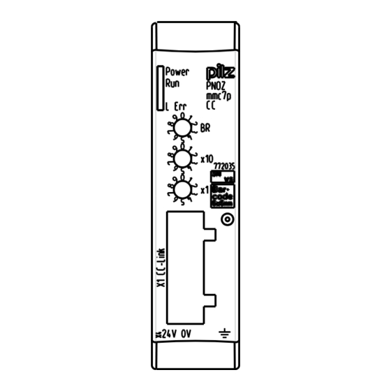 Pilz PNOZ mmc7p CC Operating Manual