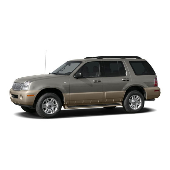 Mercury 2005 Mountaineer Owner's Manual