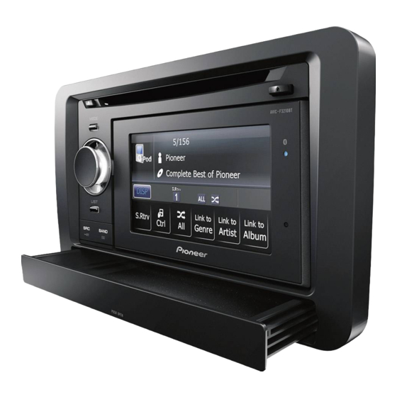 Pioneer AVIC-F3210BT Installation Manual