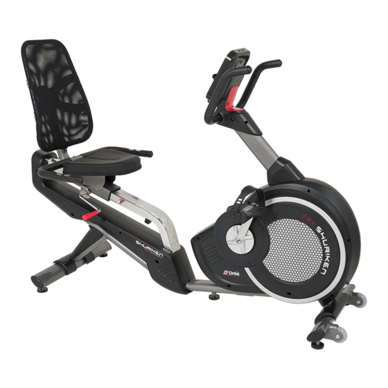 Orbit recumbent exercise bike sale