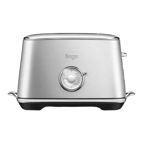 Sage Toast Select Luxe STA735 Quick Manual