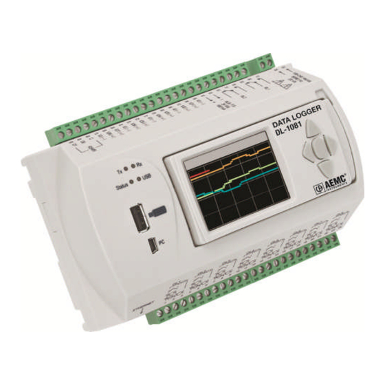 AEMC DL-1080 Quick Manual