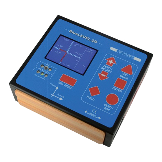 WYLER BlueLEVEL-2D Manual