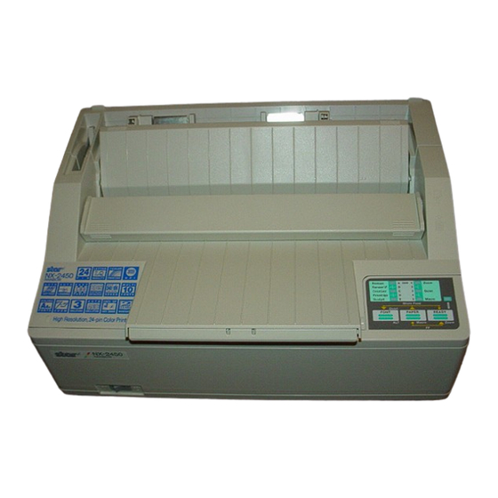 Star Micronics NX-2450 User Manual