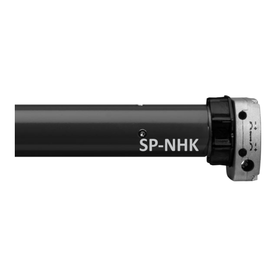 Selve SP-NHK Series Operating	 Instruction