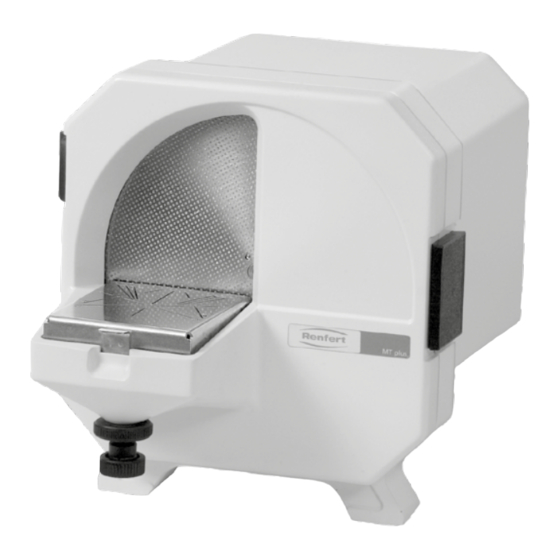 Renfert MTPlus Instruction Manual
