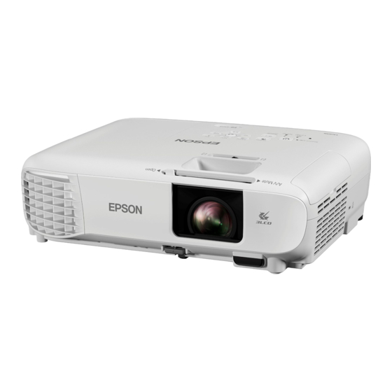 Epson EH-TW710 User Manual