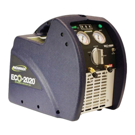 Bacharach ECO-2020 User Manual