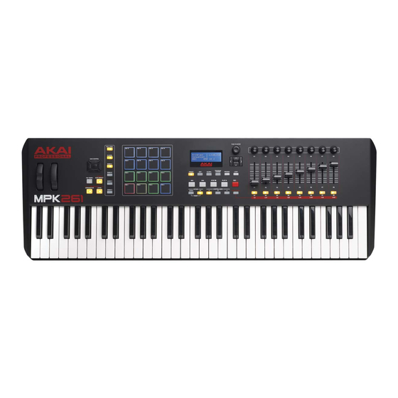 Akai MPK261 User Manual