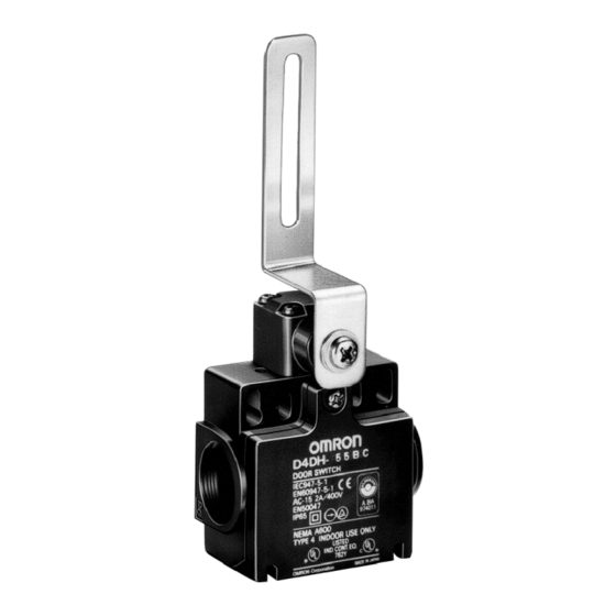 Omron D4DH Quick Start Manual