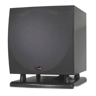 Polk Audio PSW550 Instruction Manual