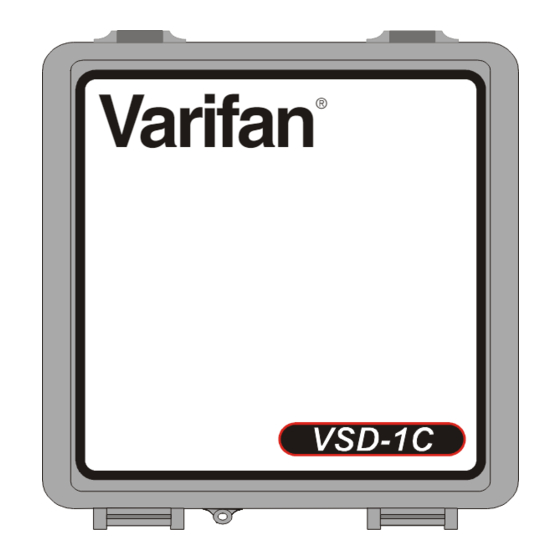 Varifan VSD-1C Manuals