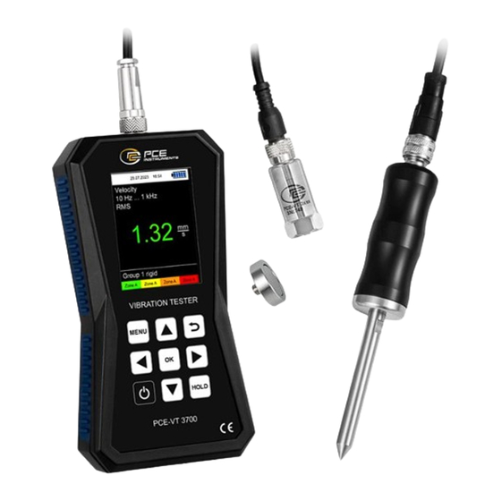 PCE Instruments PCE-VT 37 Series Manuals