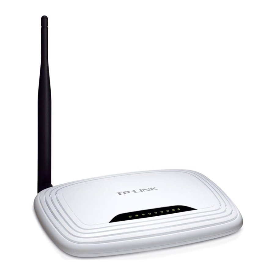 TP-Link TL-WR740N, TL-WR741ND Manual