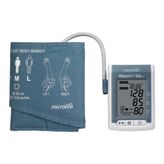 Microlife WatchBP O3 Instruction Manual