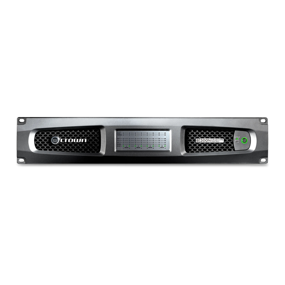 Crown DCi 8 600N Operation Manual