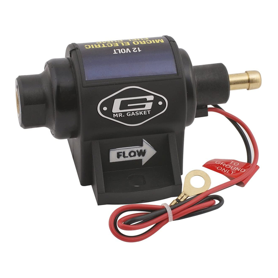 Mr. Gasket 12S Installation Instructions