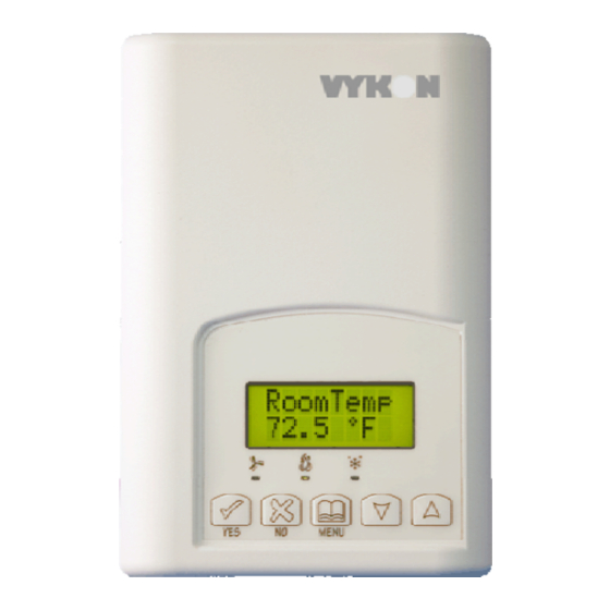 Vykon VT7600 Series User Manual