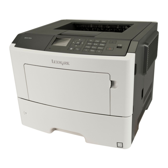 Lexmark MS510 Service Manual