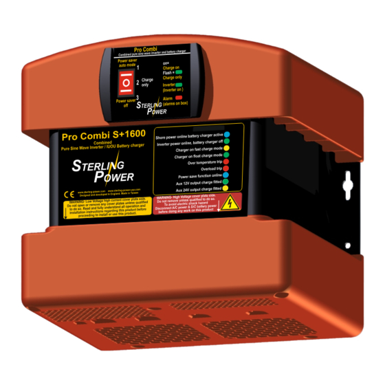 Sterling Power Pro Combi S+ 1600 Series Manual