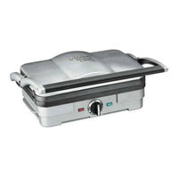 Cuisinart GRID-6SA - Griddler Instruction Booklet
