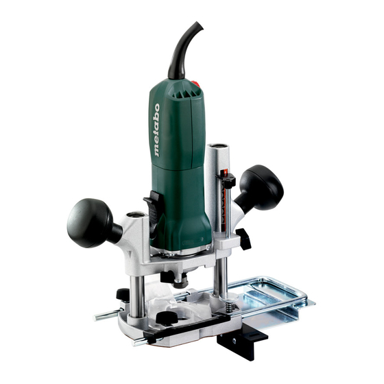 Metabo OFE 738 Original Instructions Manual