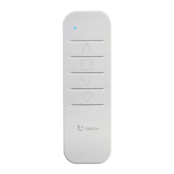 BleBox SimpleRemote User Manual