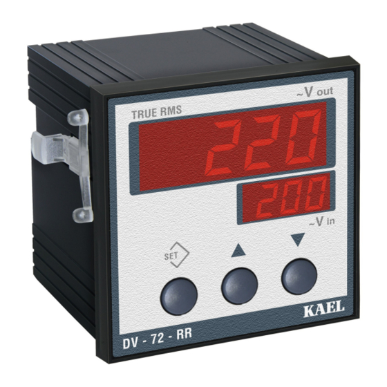 KAEL DV-72-RR Quick Start Manual