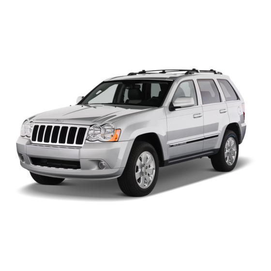 Jeep Grand Cherokee Overview Manual
