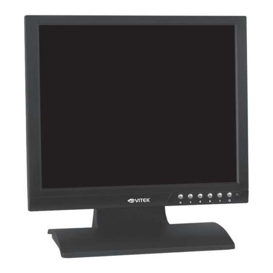 Vitek VTM-LCD155P LCD Monitor Manuals