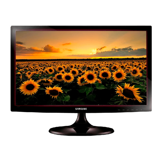 User Manuals: Samsung S19C301F LED Monitor