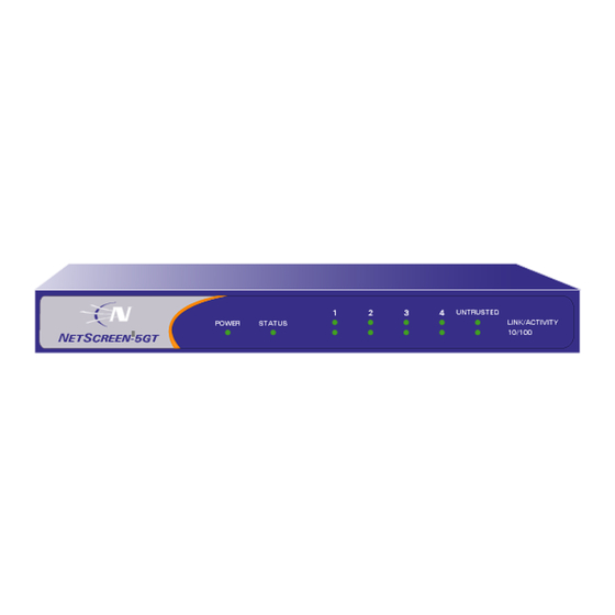 NetScreen Technologies 5GT User Manual