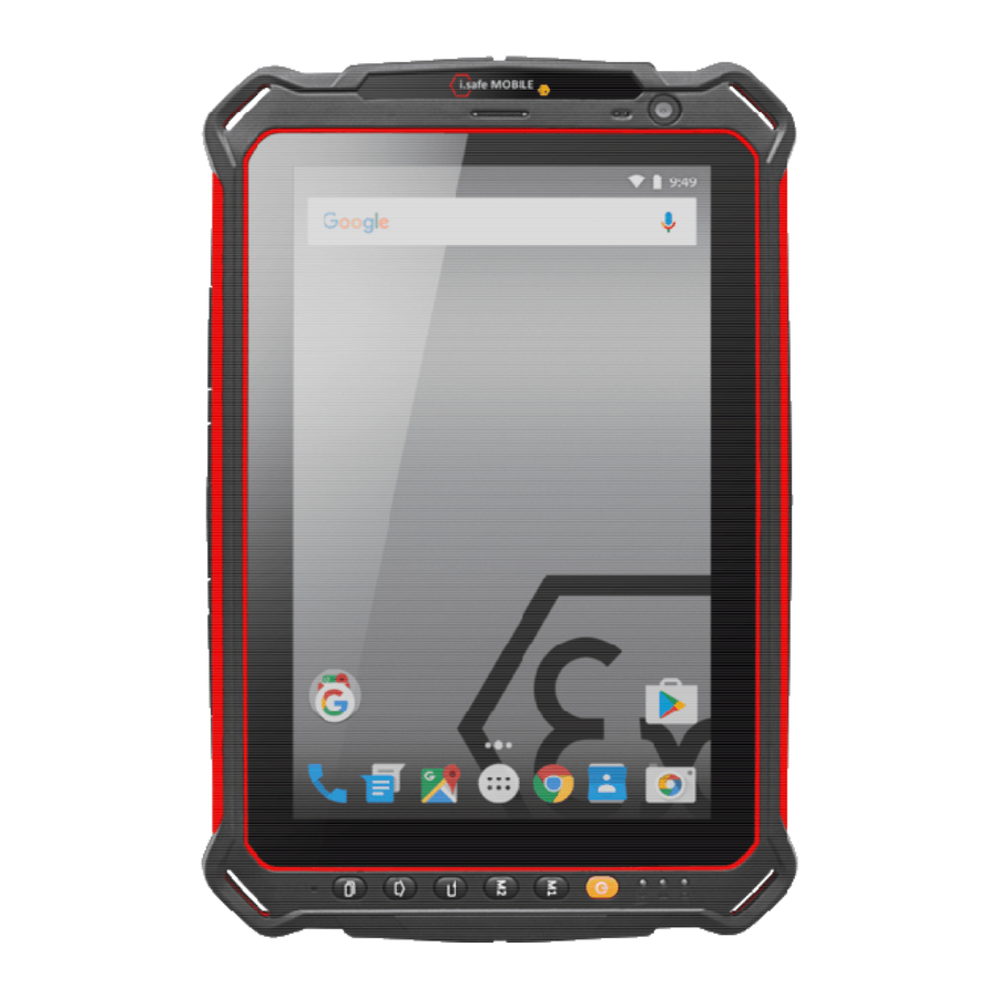 i.safe MOBILE X.TAB 1 SERIES Quick Start Manual And Safety Instructions