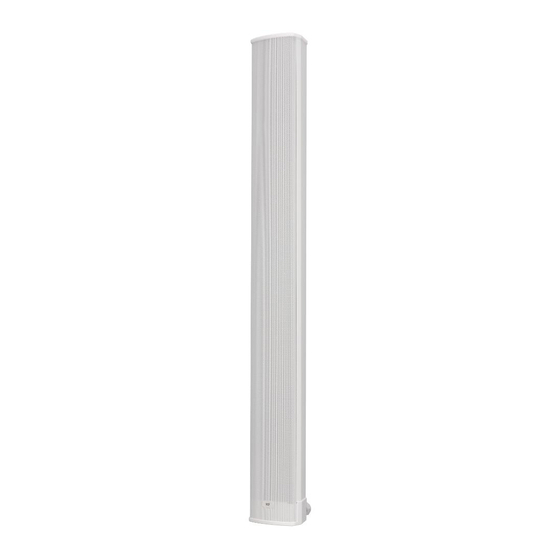 RCF CS 6940EN Two-Way Column Speaker Manuals