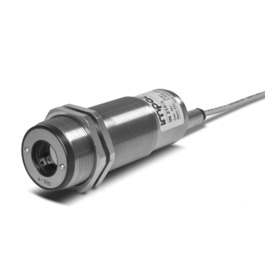 LumaSense IN 210 Manuals