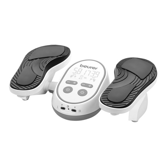 Beurer FM 250 Vital Legs Instructions For Use Manual