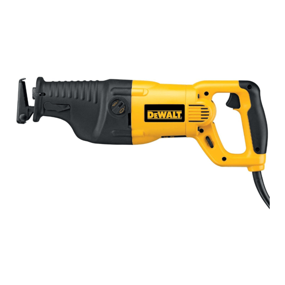 DeWalt DW311 Instructions Manual
