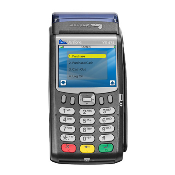 VeriFone VX 675 Operation Manual