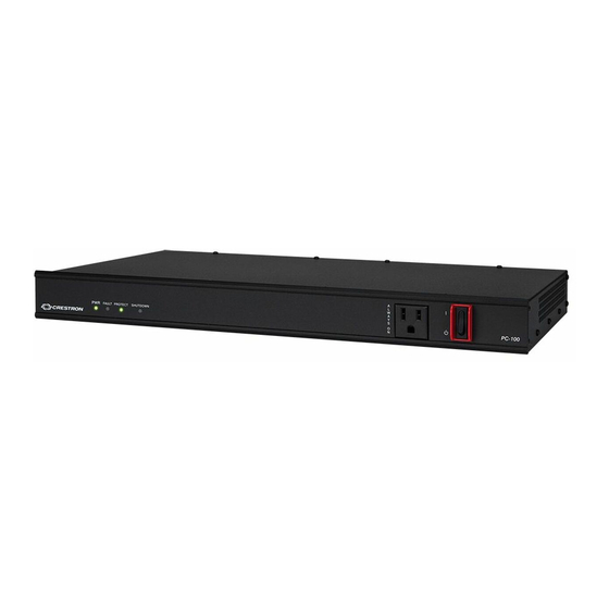 Crestron PC-100 Do Manual