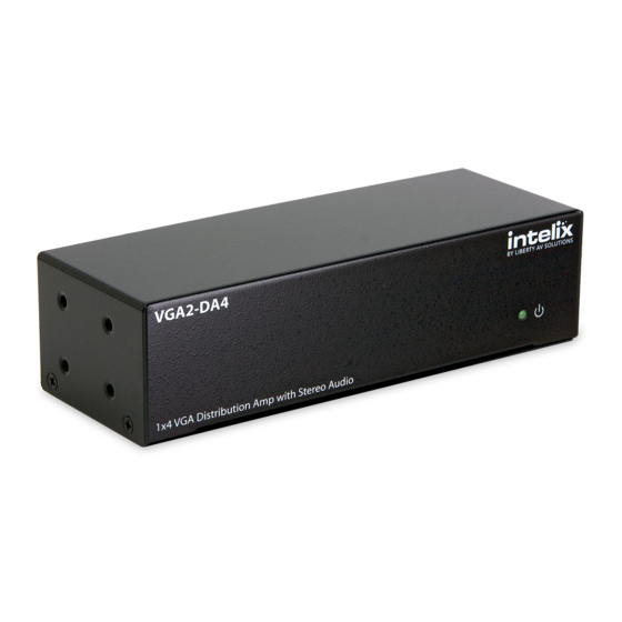 Intelix VGA2-DA4 Installation Manual