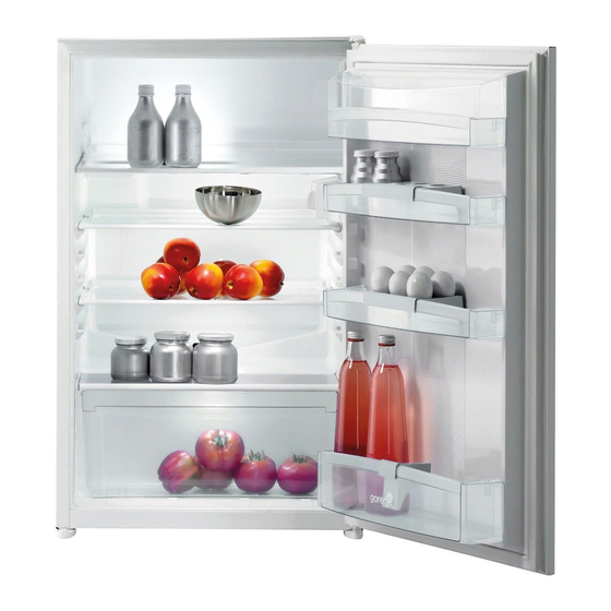 Gorenje RI4092AW Mounting Instructions