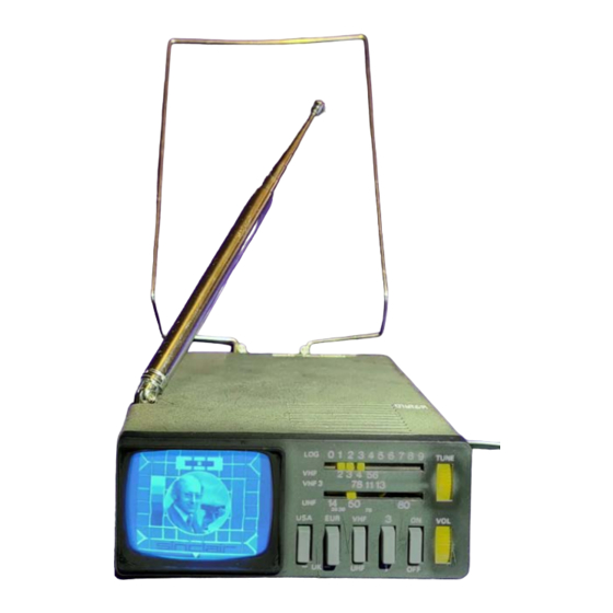 Sinclair Microvision MTV1 Service Manual