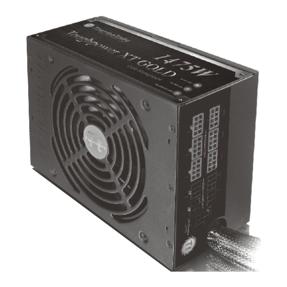 Thermaltake Toughpower XT TPX-1475M User Manual
