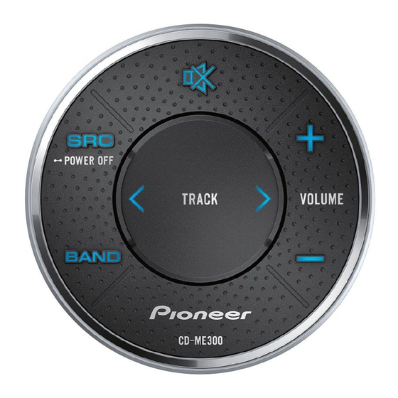 Pioneer CD-ME300 Owner's Manual