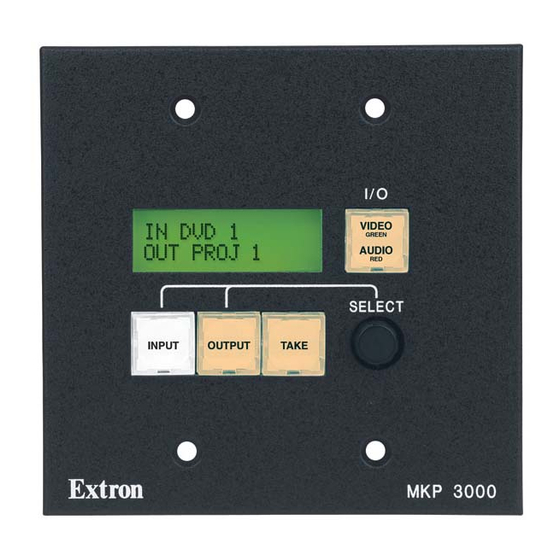Extron electronics MKP 3000 User Manual