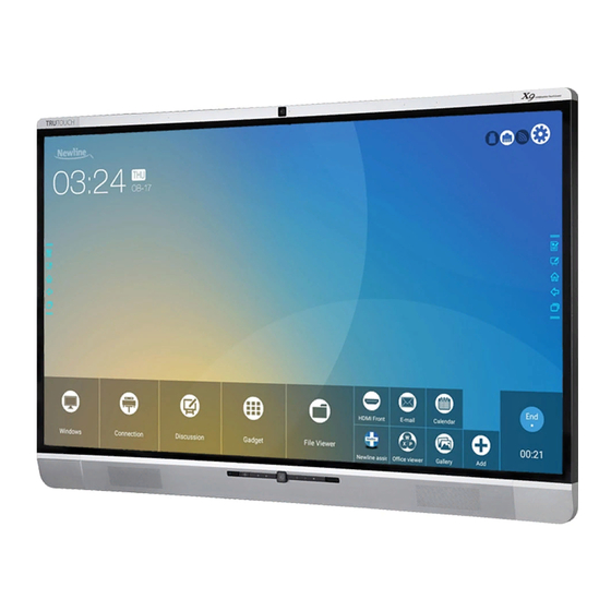 NewLine TRUTOUCH X9 User Manual