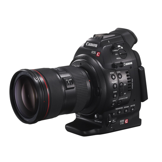 Canon EOS C100 Basic Manual