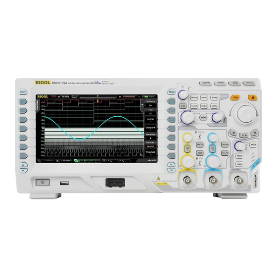Rigol MSO2000A Series Quick Manual