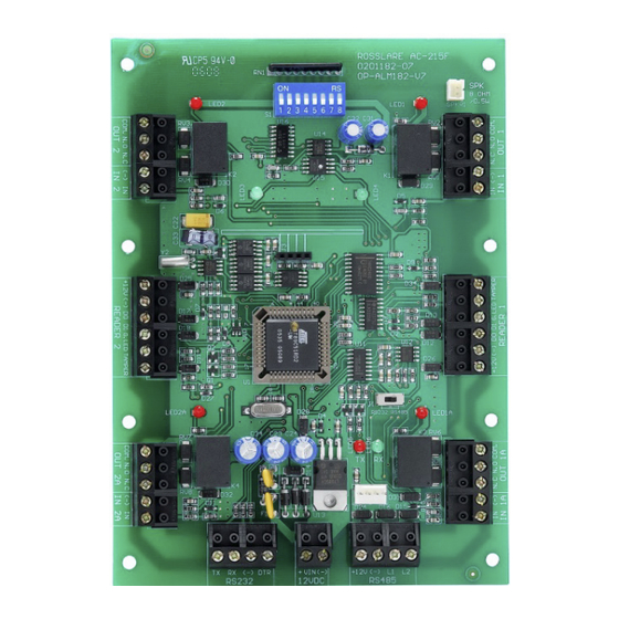 Rosslare AC-215 Hardware Installation Manual